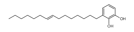 1,2-dihydroxy-3-(pentadec-8-enyl)benzene Structure