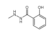 Salicylsaeure-N'-methylhydrazid结构式