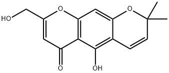 Greveichromenol structure