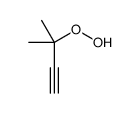 3-hydroperoxy-3-methylbut-1-yne Structure