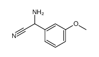 2-amino-2-(3-methoxyphenyl)acetonitrile Structure
