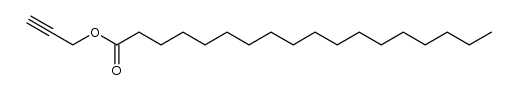 Stearic acid propargylic ester Structure
