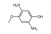 Phenol,2,5-diamino-4-methoxy-结构式