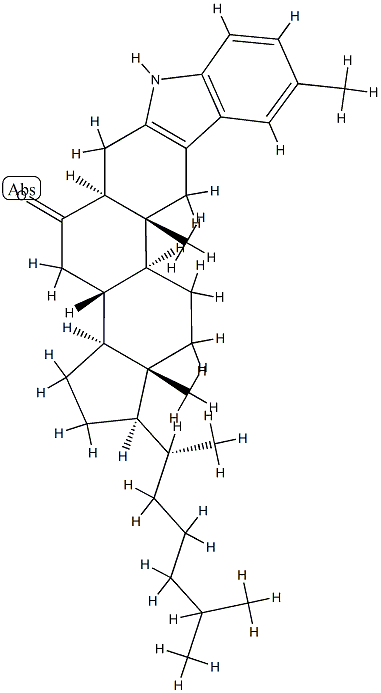 5'-Methyl-1'H-5α-cholest-2-eno[3,2-b]indol-6-one picture