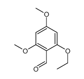 Benzaldehyde, 2-ethoxy-4,6-dimethoxy- (9CI) structure