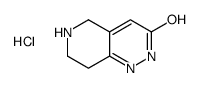 5,6,7,8-Tetrahydropyrido[4,3-c]pyridazin-3(2H)-one hydrochloride结构式