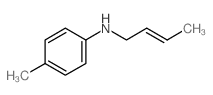 Benzenamine,N-2-buten-1-yl-4-methyl- Structure