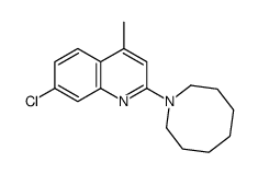 2-(azocan-1-yl)-7-chloro-4-methylquinoline Structure