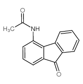 4-乙酰氨基-9-芴酮结构式