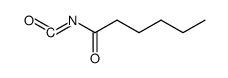 n-pentanecarbonyl isocyanate Structure