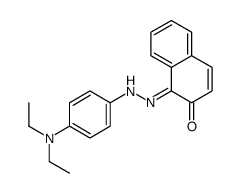 1-[[4-(diethylamino)phenyl]hydrazinylidene]naphthalen-2-one Structure