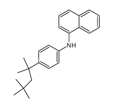 N-(4-tert-octylphenyl)-1-naphthylamine结构式