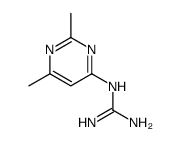 2-(2,6-dimethylpyrimidin-4-yl)guanidine Structure