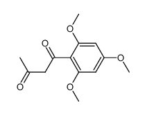 1-Methyl-3-(2',4',6'-trimethoxyphenyl)propan-1,3-dione Structure