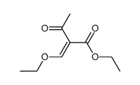 3-Ethoxy-2-acetyl-prop-2-ene acid ethyl ester Structure
