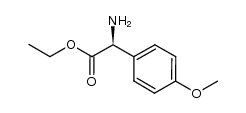 (S)-ethyl-2-amino-2-(4-methoxyphenyl)acetate结构式