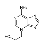 3-(2-hydroxyethyl)adenine结构式