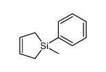 1-methyl-1-phenyl-2,5-dihydrosilole Structure