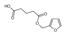 5-(furan-2-ylmethoxy)-5-oxopentanoic acid结构式