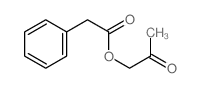 2-oxopropyl 2-phenylacetate Structure
