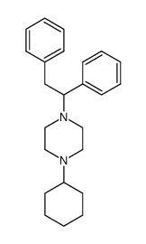 1-cyclohexyl-4-(1,2-diphenyl-ethyl)-piperazine Structure