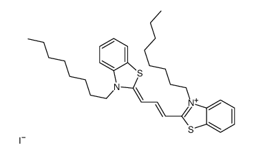 3,3′-Dioctylthiacarbocyanine iodide Structure
