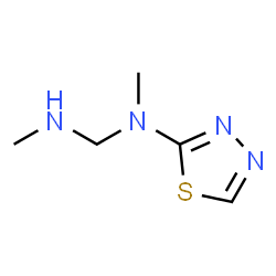 Methanediamine,N,N-dimethyl-N-1,3,4-thiadiazol-2-yl-结构式