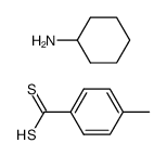 cyclohexylammonium 4-methylbenzenecarbodithioate Structure