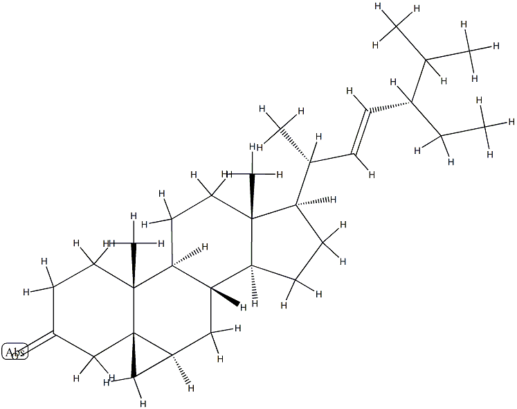 (5β,22E)-3',6α-Dihydrocyclopropa[5,6]stigmast-22-en-3-one picture