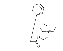 2-[2-(1-adamantyl)acetyl]oxyethyl-triethylazanium,iodide Structure