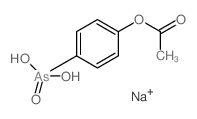 Benzenearsonic acid,p-hydroxy-, acetate, sodium salt (8CI)结构式