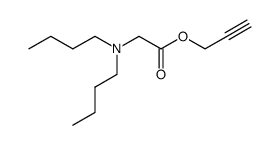 1-Dibutylaminoacetoxy-propin-(2) Structure