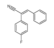 (2Z)-2-(4-FLUOROPHENYL)-3-PHENYLACRYLONITRILE Structure
