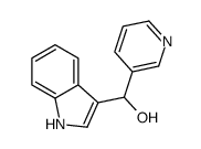 1H-indol-3-yl(pyridin-3-yl)methanol结构式