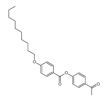 (4-acetylphenyl) 4-decoxybenzoate结构式