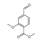 4-甲酰基-2-甲氧基苯甲酸甲酯结构式