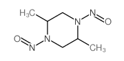 Piperazine,2,5-dimethyl-1,4-dinitroso- structure