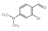 2-bromo-4-dimethylamino-benzaldehyde结构式