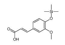 3-(3-methoxy-4-trimethylsilyloxyphenyl)prop-2-enoic acid结构式