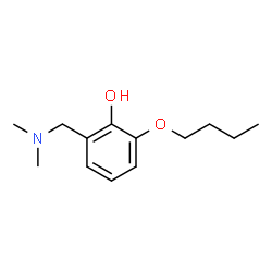 2-Butoxy-6-[(dimethylamino)methyl]phenol结构式