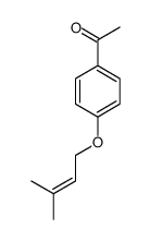 1-[4-(3-methylbut-2-enoxy)phenyl]ethanone Structure