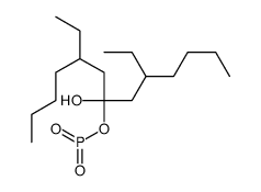 Bis-(2-ethylhexyl)-hydroxymethyl phosphonate结构式