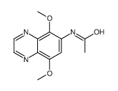 N-(5,8-dimethoxyquinoxalin-6-yl)acetamide结构式