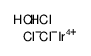 hexachloroiridium(2-),hydron结构式