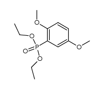 diethyl 2,5-dimethoxyphenylphosphonate Structure