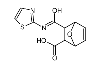 2-(1,3-thiazol-2-ylcarbamoyl)-7-oxabicyclo[2.2.1]hept-5-ene-3-carboxylic acid Structure