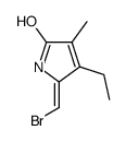 5-(bromomethylidene)-4-ethyl-3-methylpyrrol-2-one Structure