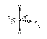 pentacarbonyl(methyl thiocyanate)chromium Structure