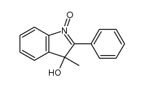 3-hydroxy-3-methyl-2-phenyl-3H-indole N-oxide Structure