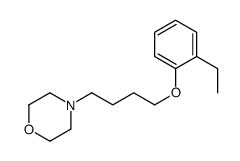 4-[4-(2-ethylphenoxy)butyl]morpholine Structure